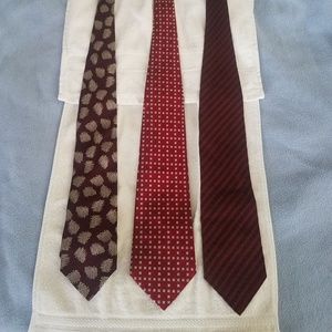 Bundle of 3 Red Ties (Armani/Embassy Row)